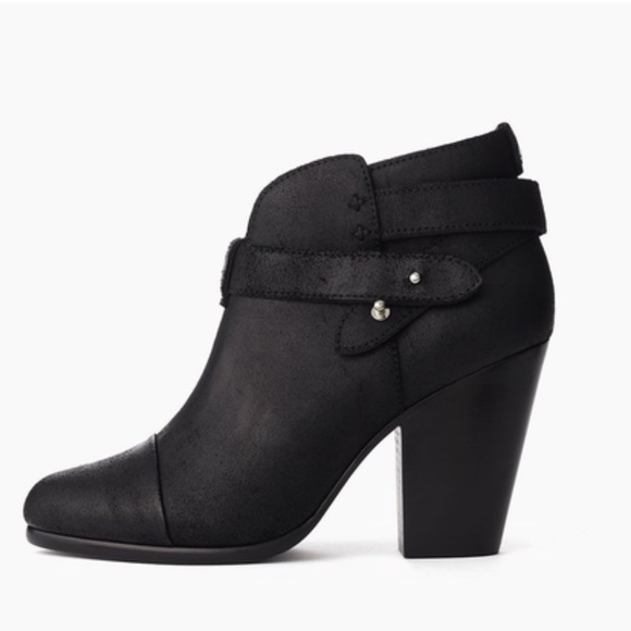 NWT rag & bone Harrow Boot in Cont Black dustbag & box $495 retail Size 8.5 - Picture 3 of 9